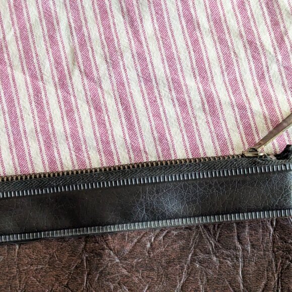 Vintage 1960's Zipper Bag Document Centre Market Place New York Vinyl - Picture 9 of 9